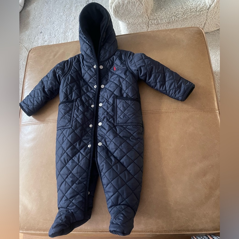 Polo Ralph Lauren Baby Water-Repellent Hooded Barn Bunting One Piece Size: 9M